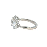 Three Stone Lab Grown Diamond Ring - 4.10 carats IGI