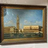 Large Oil Painting Piazza San Marco - St Marks Square and The Grand Canal Venice