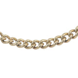 Heavy Curb Link Necklace in 9ct Yellow Gold