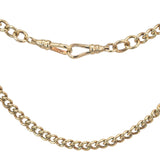 Heavy Curb Link Necklace in 9ct Yellow Gold