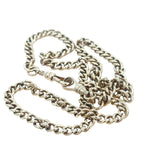 Heavy Curb Link Necklace in 9ct Yellow Gold