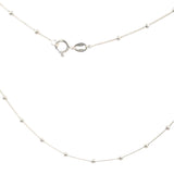 Italian Ball Chain Necklace in Sterling Silver - 42/45cm
