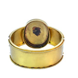 Antique Bespoke Gold Cuff Bangle in 15ct Yellow Gold