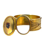 Antique Bespoke Gold Cuff Bangle in 15ct Yellow Gold