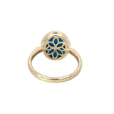 Turquoise  Oval Dress Ring