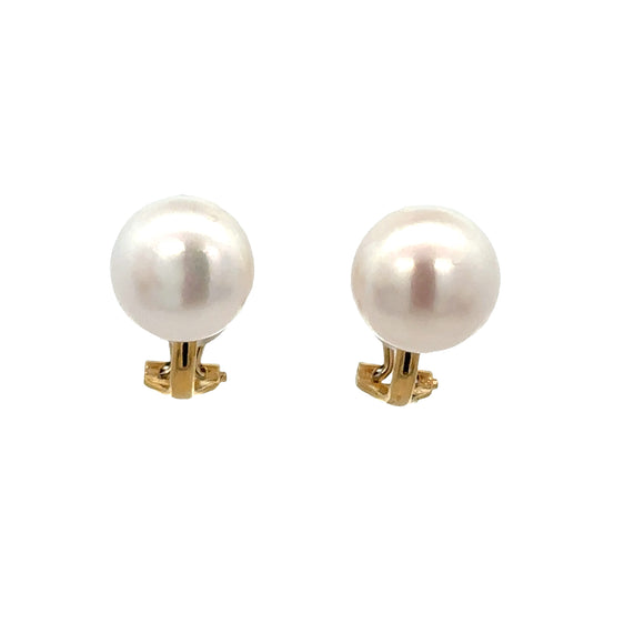 Pearl Clip on Earrings 10mm