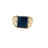 Onyx Ring in 10ct Yellow Gold