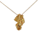 14ct Yellow Gold Nugget Pendant