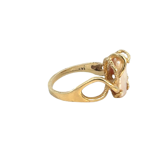 Baroque Pearl Dress Ring