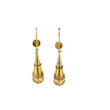 Antique Victorian 9ct Gold Drop Earrings