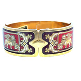 Fire Enamal Red  Michela Frey Wein Bangle