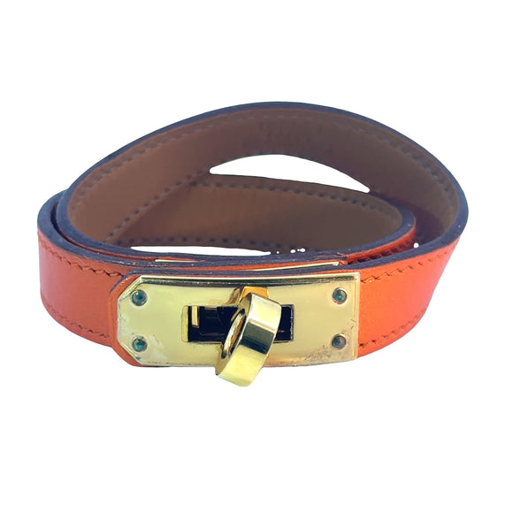 Hermes Double Kelly Mini Tour Bracelet
