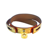 Hermes Double Kelly Mini Tour Bracelet