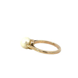Cultured Pearl Ring in 9ct Yellow Gold