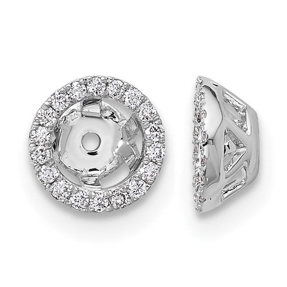 Diamond Halo Earring Jackets
