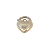 Diamond Puff Heart Clasp in 9ct Yellow Gold
