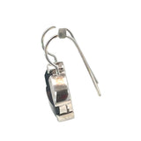 Smokey Quartz Slant Marquise Drop Earrings