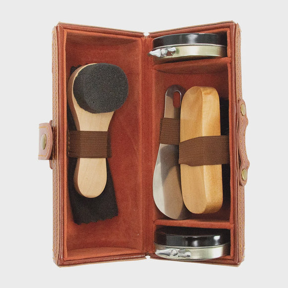 Shoe Shine Kit Gents - 6 pieces