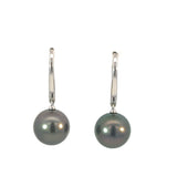 Autore Tahitian Pearl Drop Earrings on Hooks