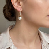 Autore South Sea Pearl Diamond Drop Earrings