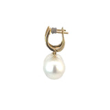 Autore South Sea Pearl Diamond Earrings