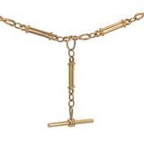 Paperclip Link Fob Chain Necklace