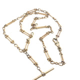 Paperclip Link Fob Chain Necklace