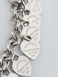 Tiffany and Co Multi Heart Tag Charm Bracelet