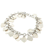 Tiffany and Co Multi Heart Tag Charm Bracelet