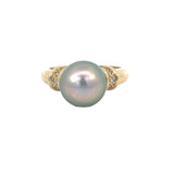 Tahitian Pearl Diamond Ring