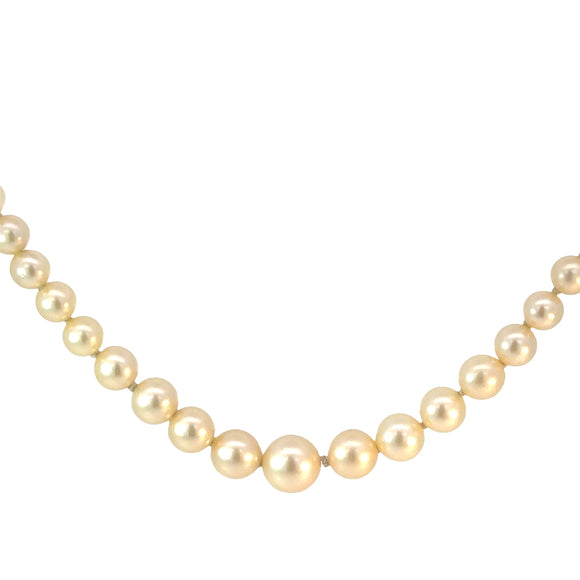 Graduated Cultured Pearl Necklace