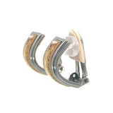 Hermes Cloisonne Yellow Earrings