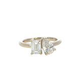 Emerald Cut Pear Lab Grown Diamond Ring