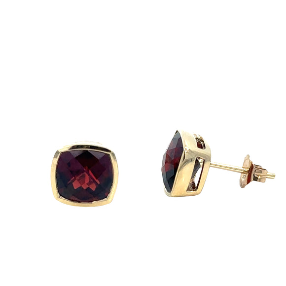 Garnet Stud Earrings