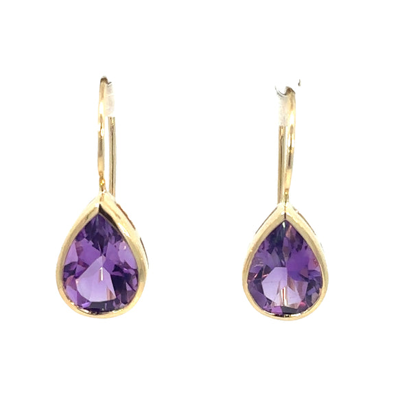 Amethyst Drop Earrings