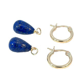 Detachable Lapis Enhancer on Hoops