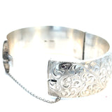 Sterling Silver Snap Bangle