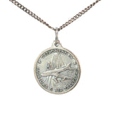 Our Lady of Loretto Silver Pendant