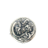 Silver Dragon Brooch
