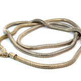 Gold Plated Rounded Snake Chain