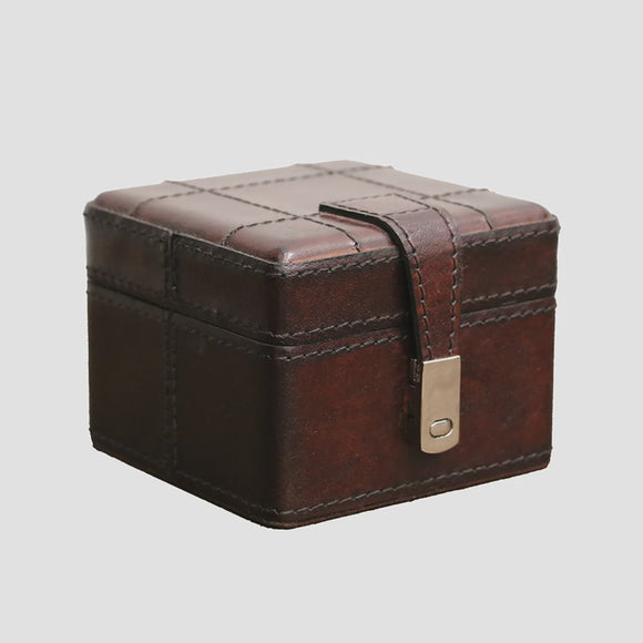 Square Leather Watch Box