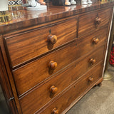 Antique Georgian III Mahogany Chest - Circa 1820