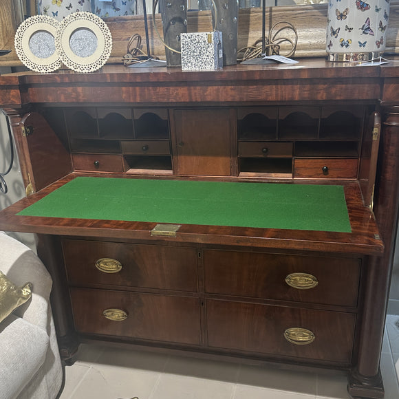 Antique Georgian III Secretaire Chest - Circa 1820