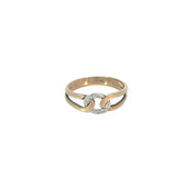 Diamond Two Toned Gold Ring