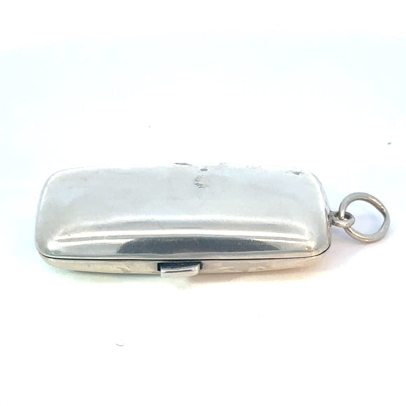 Antique Stirling Silver Double Sovereign Case