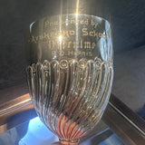Sterling Silver Engraved Trophy Goblet
