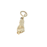 Figa Amulet Hand Pendant in 9ct Yellow Gold
