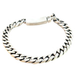 Cuban Link ID Bracelet Stirling Silver