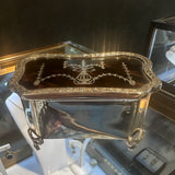 Antique Tortoiseshell Sterling Silver Trinket Box
