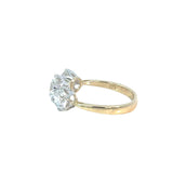 Three Stone Lab Grown Diamond Ring - 4.12 carats